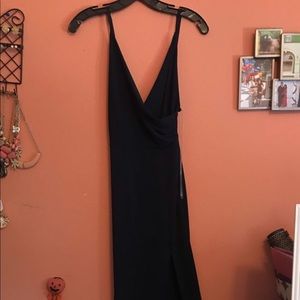 Long dress with slit